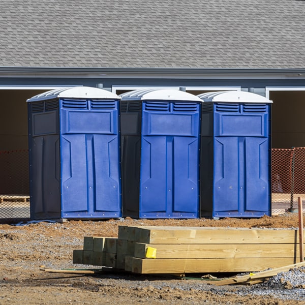 are there any restrictions on where i can place the portable restrooms during my rental period in Homer Georgia